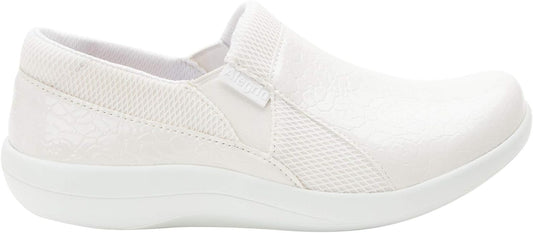 Clearance Alegria White Duette Flourish Shoes