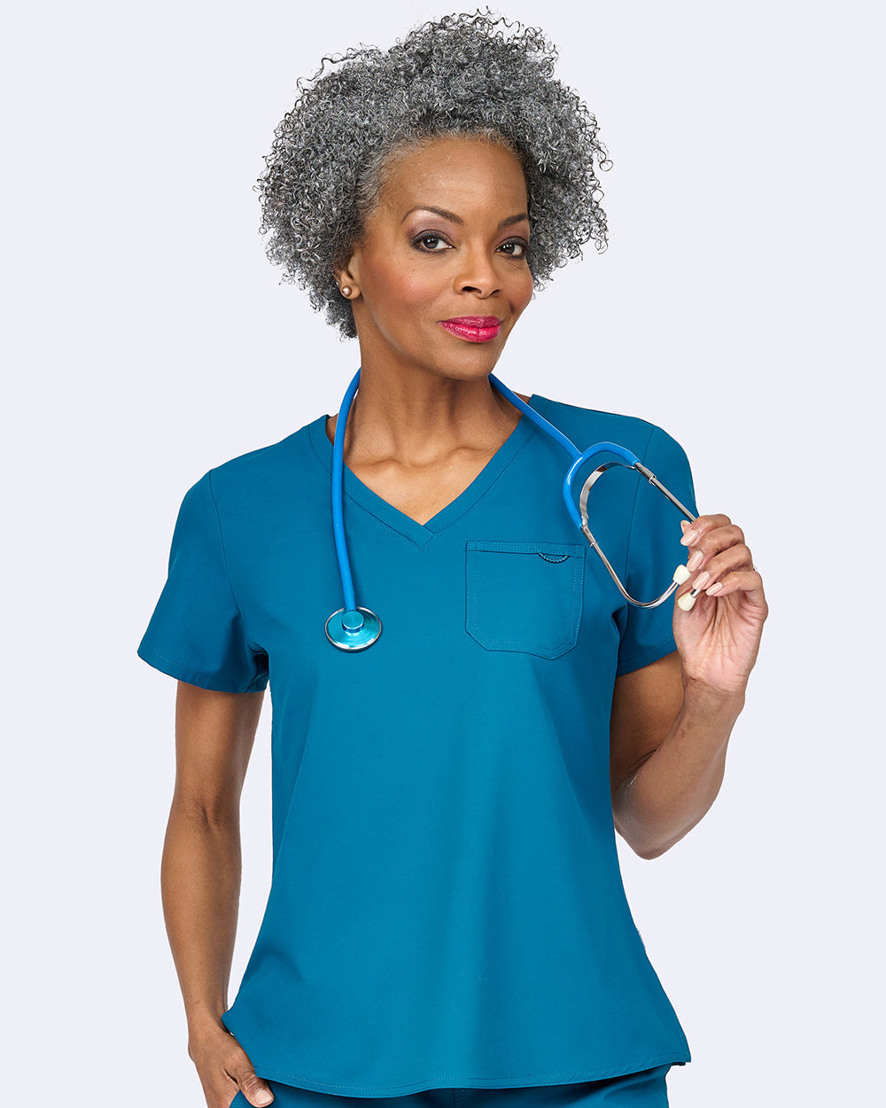 Zavate Studio Elevate 1-Pocket Tuck In Scrub Top