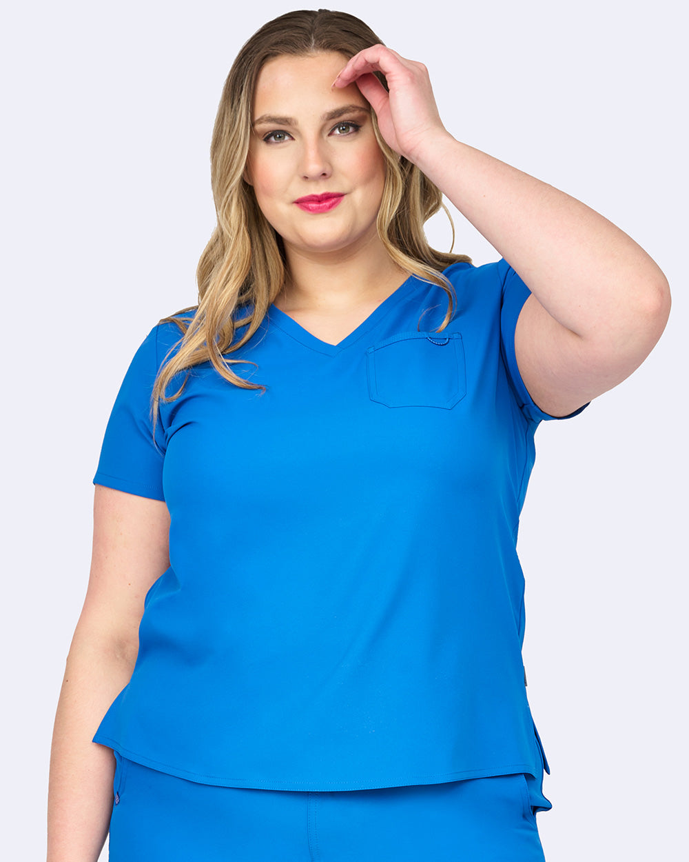 Zavate Studio Elevate 1-Pocket Tuck In Scrub Top