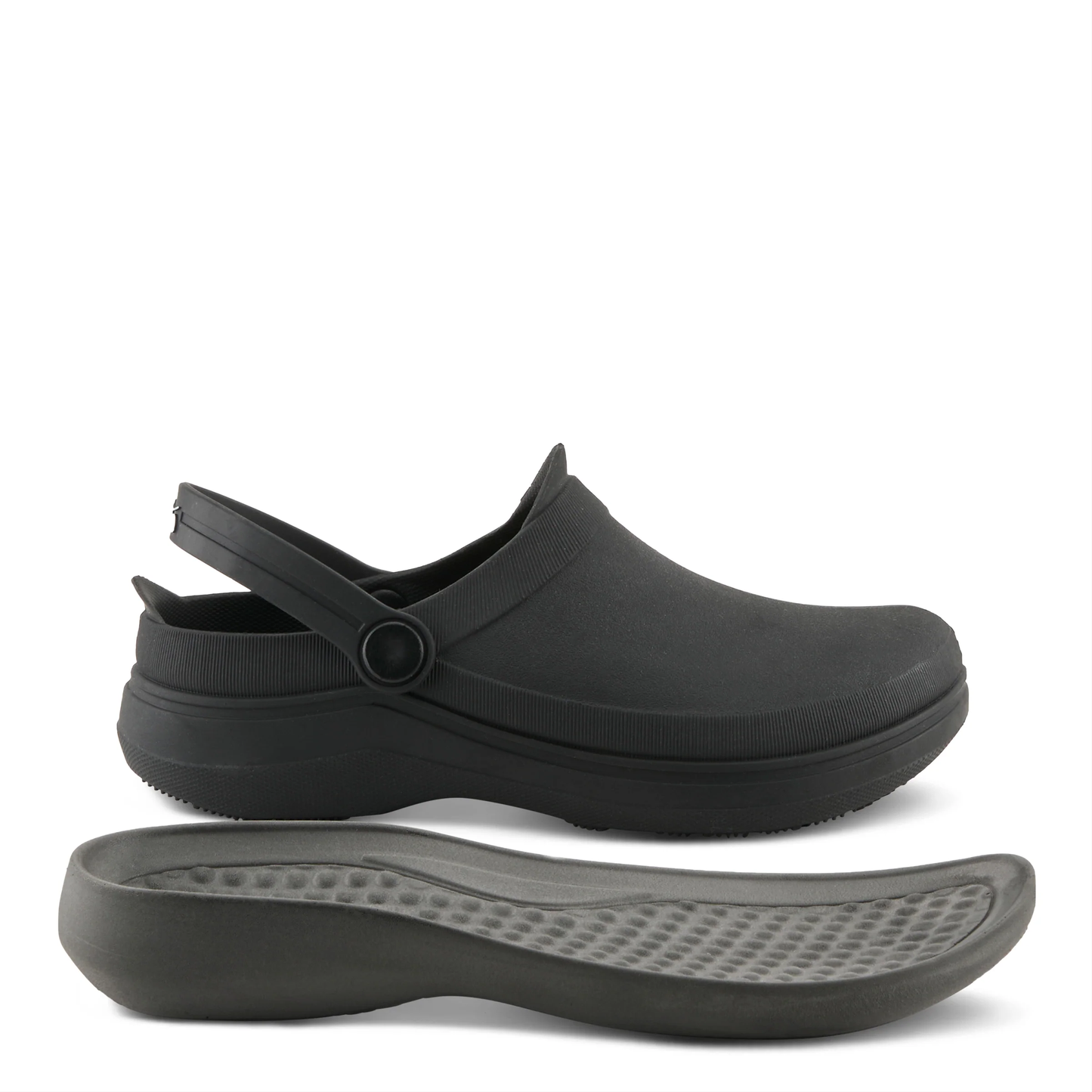 Spring Step Professional Black Avery Clogs