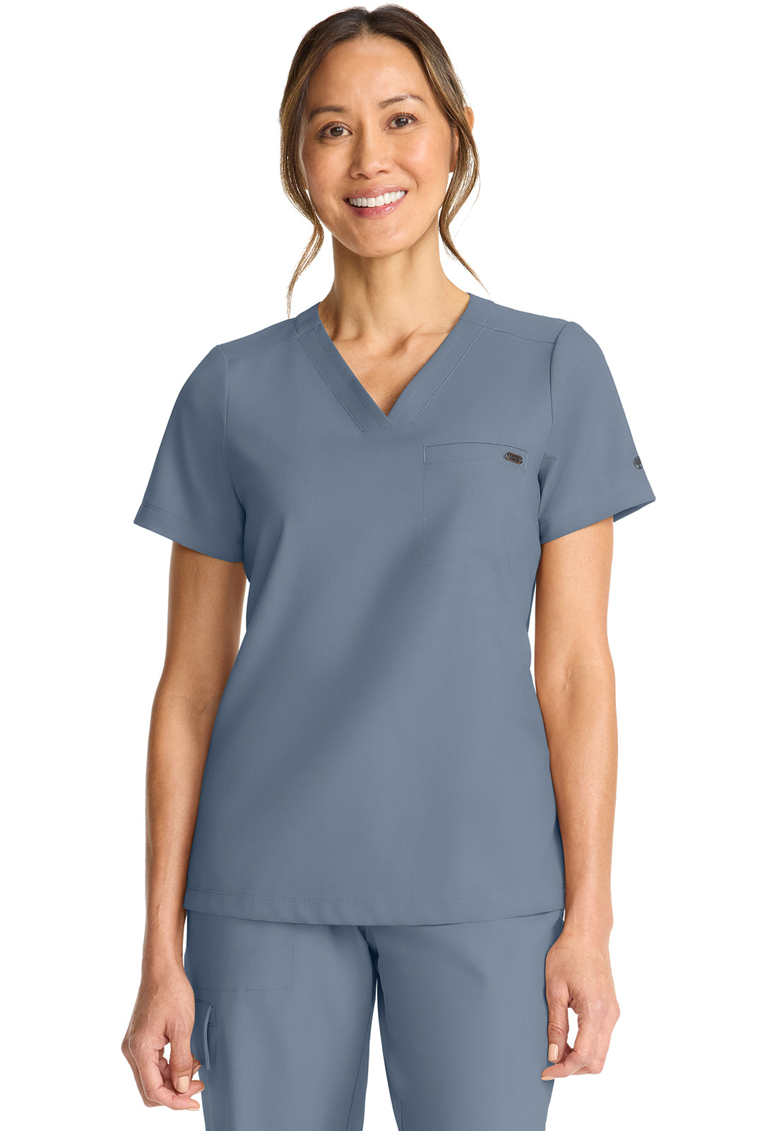 Healing Hands Quest Billie 1-Pocket Tuck In V-Neck Scrub Top