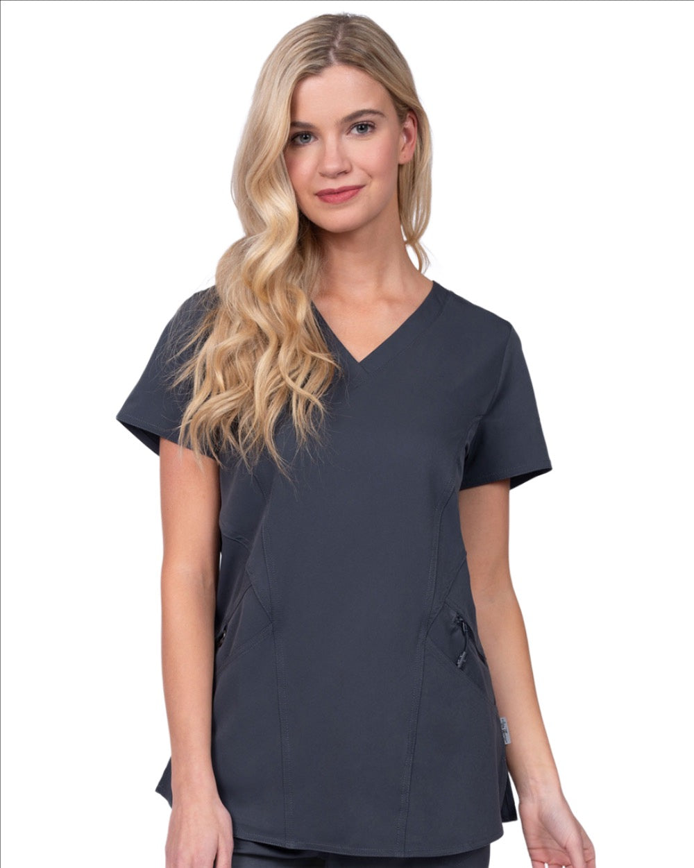 Ava Therese Back Knit Scrub Top