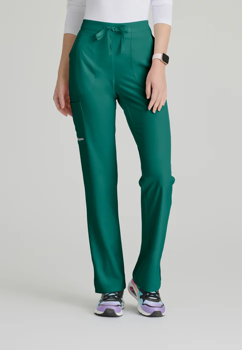 Skechers Reliance 3-Pocket Mid Rise Straight Leg Cargo Drawstring Scrub Pants