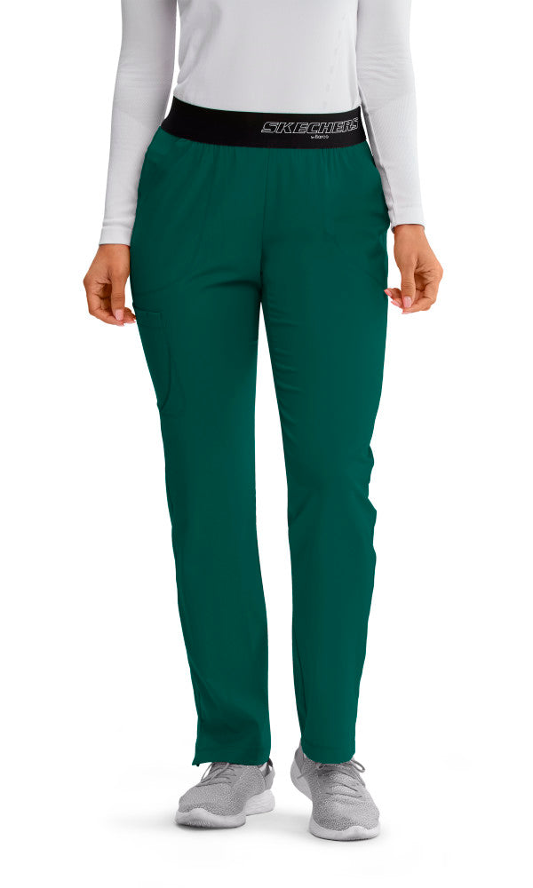 Skechers Vitality Elastic Logo Waistband Scrub Pants
