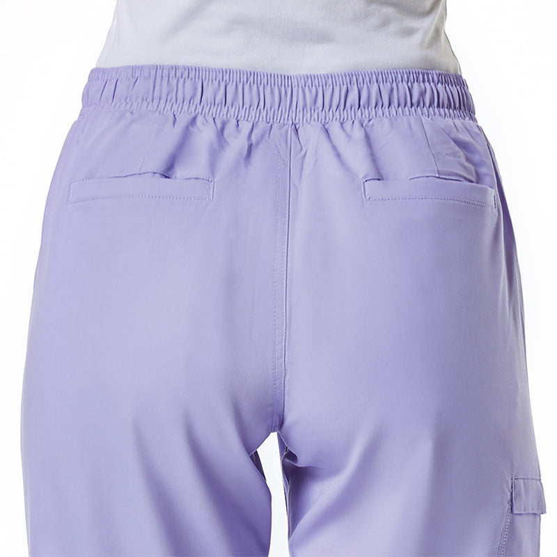 Maevn EON Full Elastic Zipper Pocket Cargo Scrub Pants