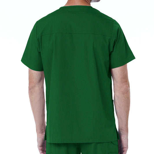 Maevn Red Panda Mens 3-Pocket Scrub Top