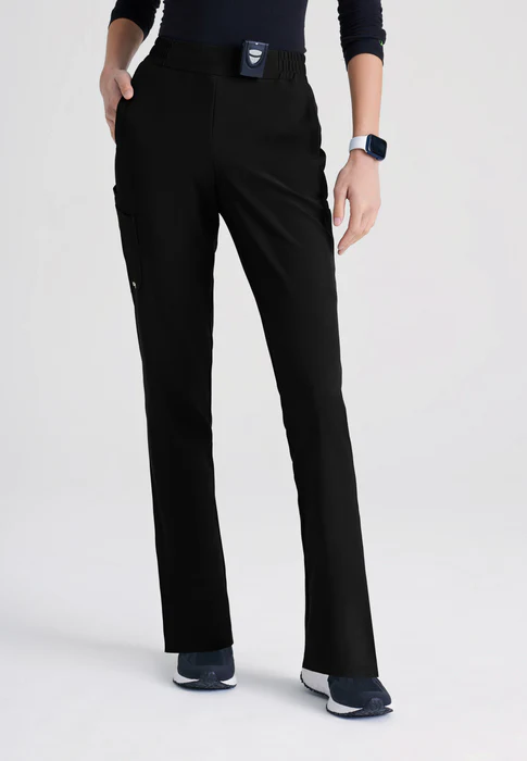 Grey's Anatomy Evolve Stretch Cosmo 6-Pocket Mid-Rise Tapered Scrub Pants