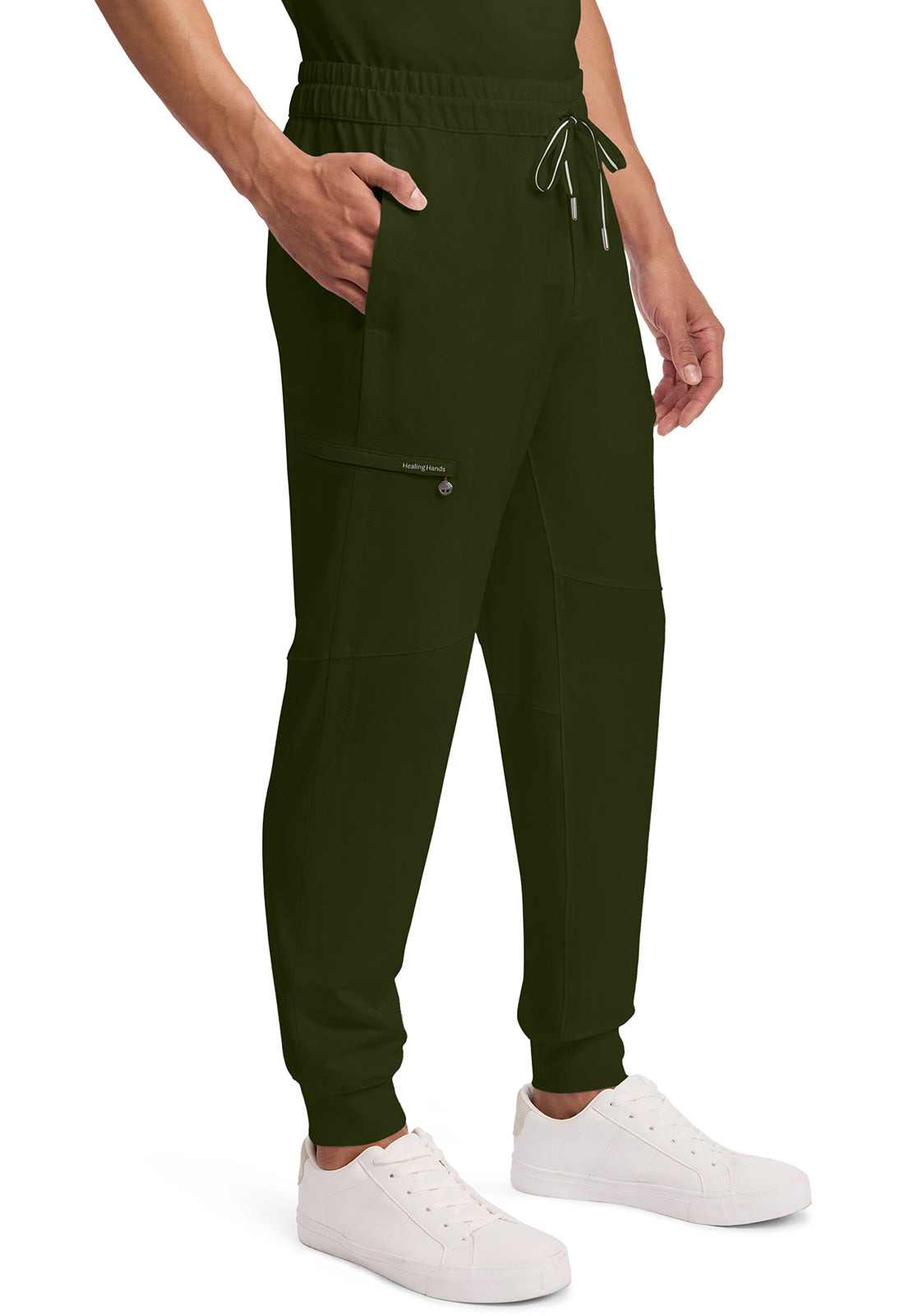 Healing Hands 360 Mens Nolen Mid Rise Jogger Scrub Pants
