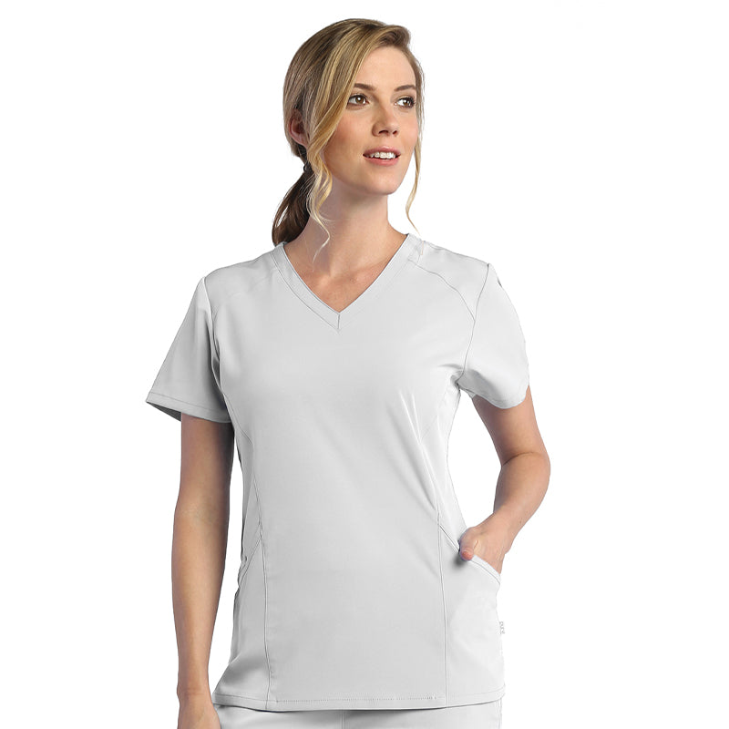 Clearance Maevn Pure Soft Modern V-Neck Scrub Top