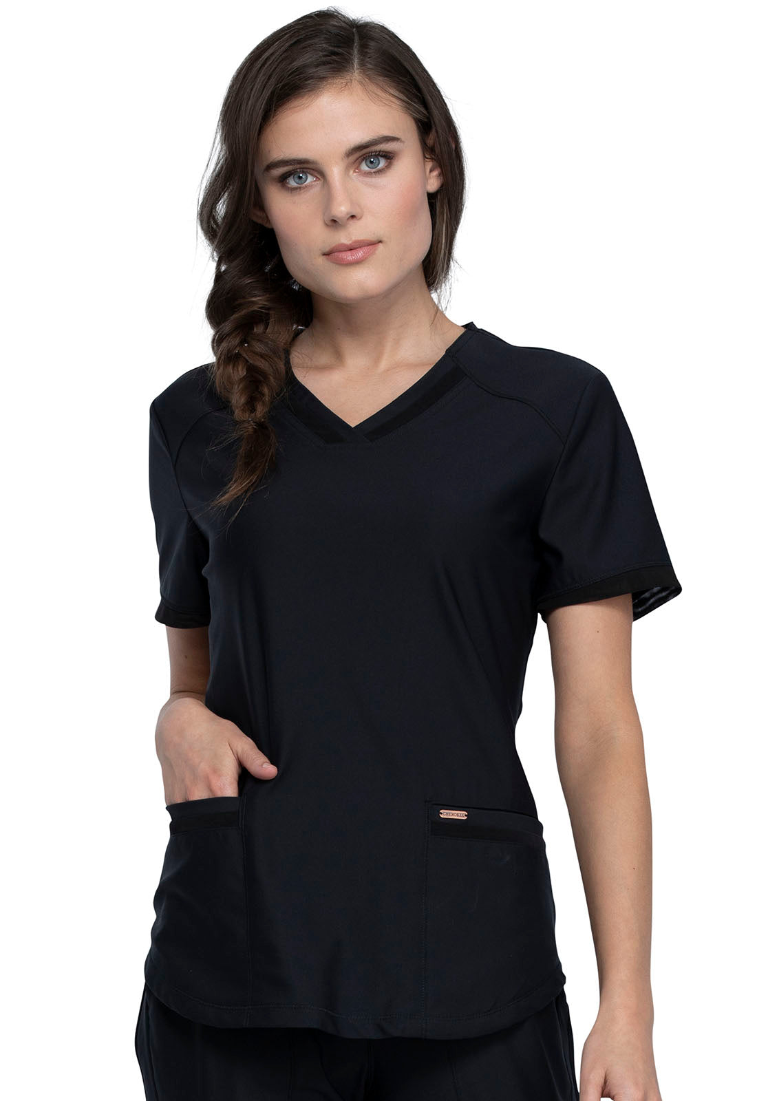 Cherokee Form V-Neck Scrub Top