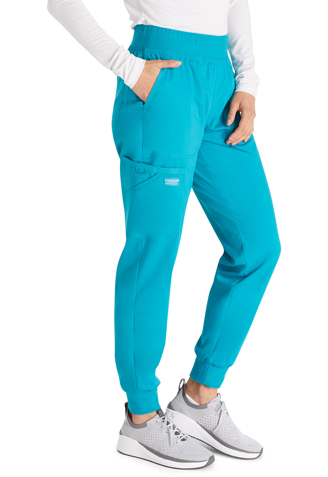 Cherokee Workwear Revolution Mid Rise Jogger Scrub Pants
