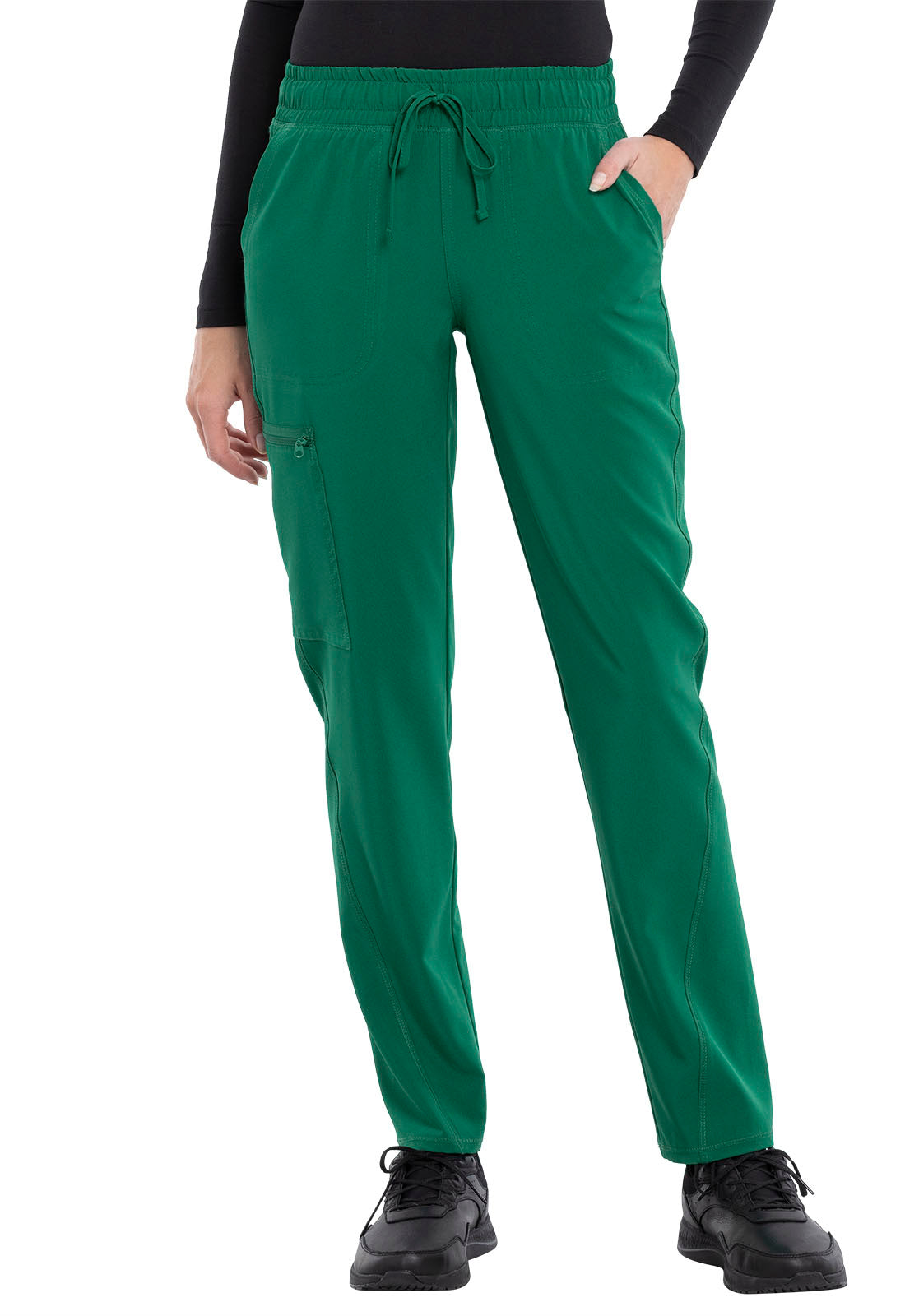 Cherokee Allura Mid Rise Tapered Leg Drawstring Scrub Pants