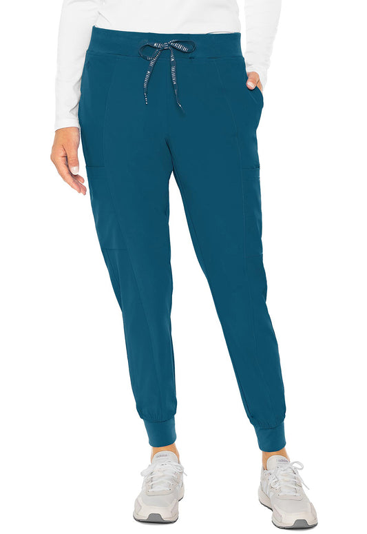 Clearance Med Couture Peaches Seamed Jogger Scrub Pants
