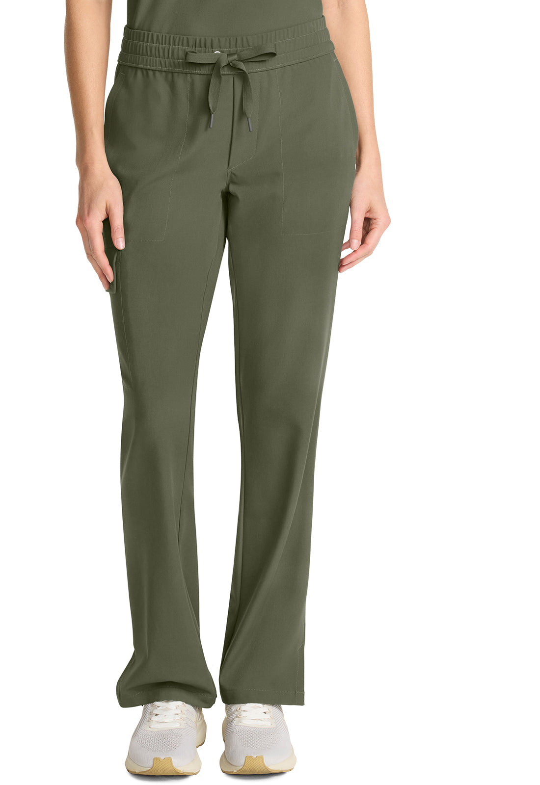 Healing Hands Quest Brady Mid Rise Drawstring Straight Leg Scrub Pants