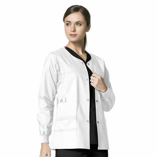 Clearance Wink WonderFlex Constance Snap Scrub Jacket