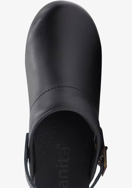 Sanita Black Ingrid Open Back Shoes