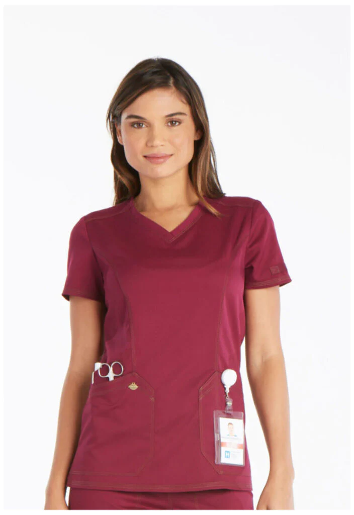 Haut d'hôpital à col en V Essence de Dickies en liquidation