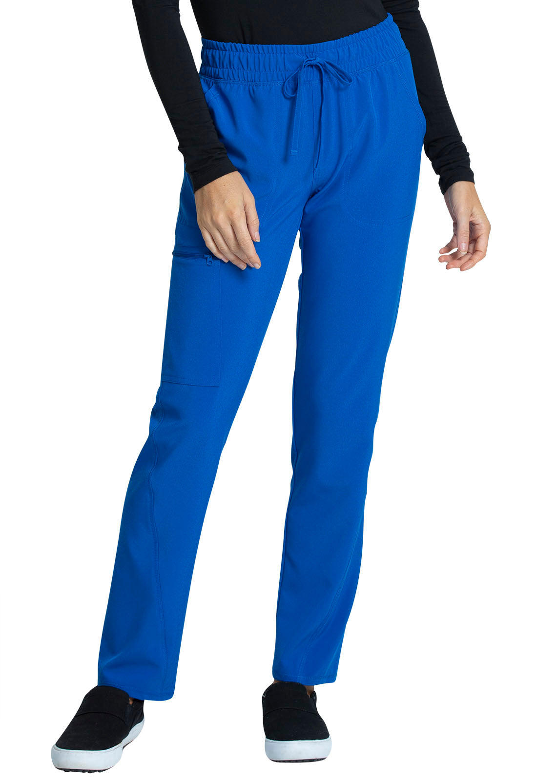 Cherokee Allura Mid Rise Tapered Leg Drawstring Scrub Pants