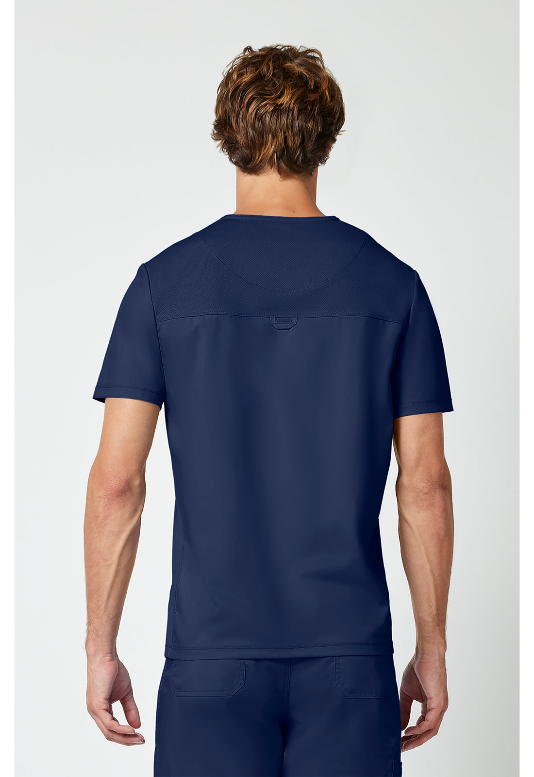 Haut de blouse médicale Cherokee Workwear pour homme, col en V, une poche, à rentrer dans le pantalon.