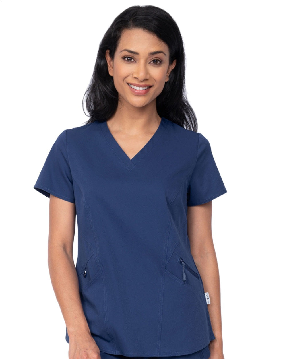 Ava Therese Back Knit Scrub Top