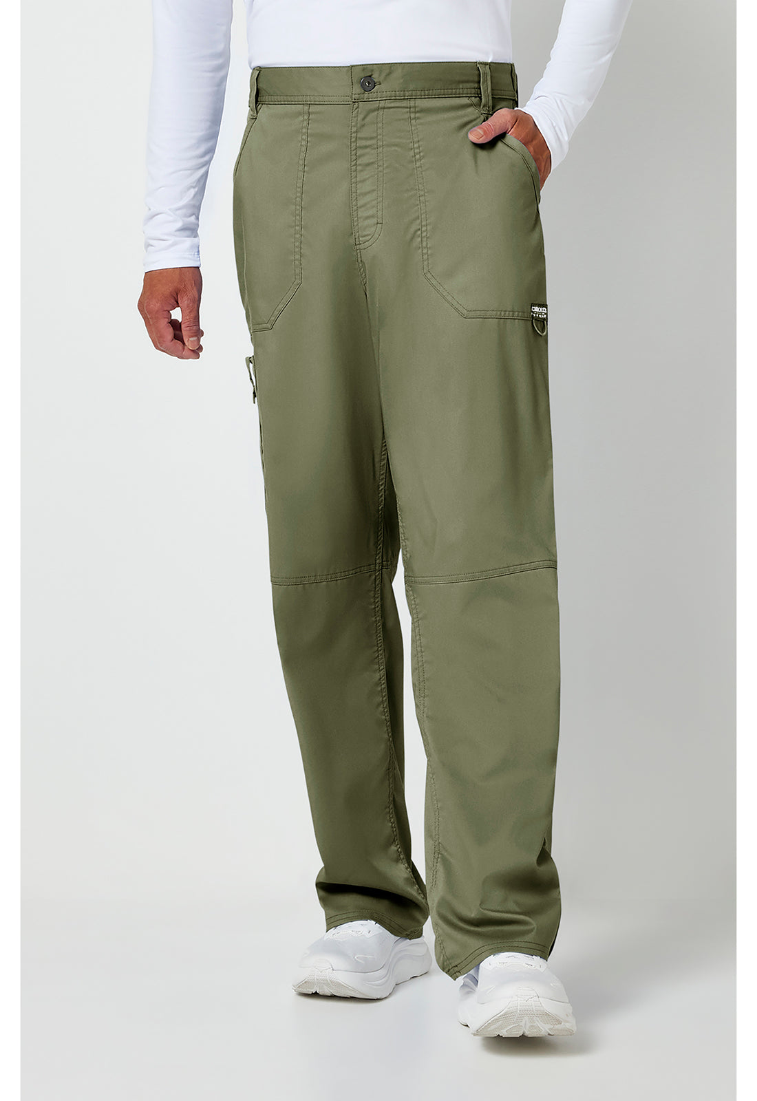 Cherokee Workwear Revolution Mens Fly Front Scrub Pants