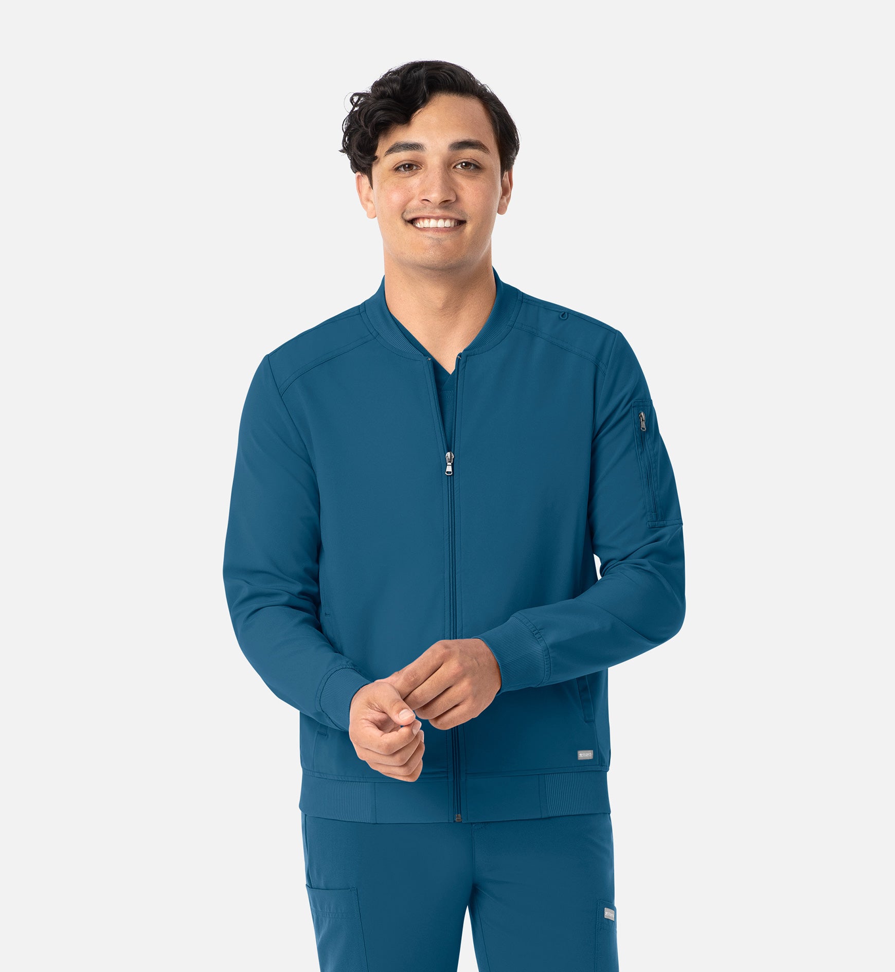 Maevn Momentum Mens Full Zip Bomber Scrub Jacket – TBG Uniforms