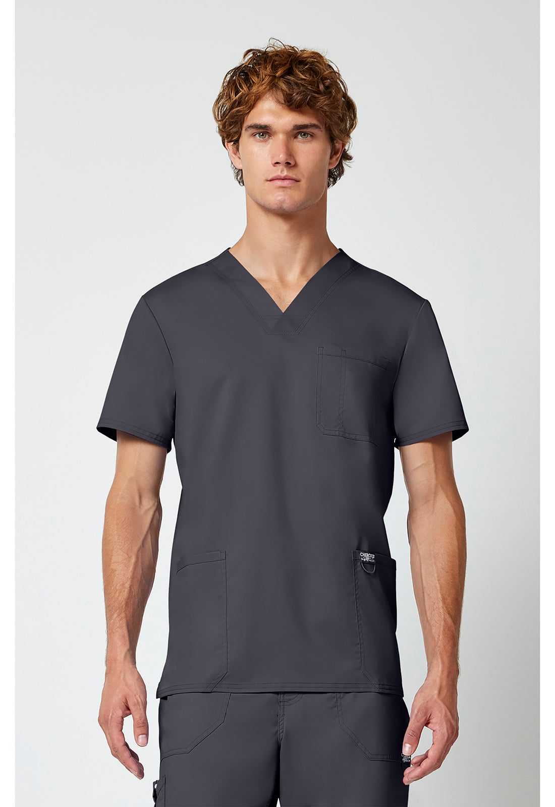 Haut d'hôpital à col en V pour homme Cherokee Workwear Revolution