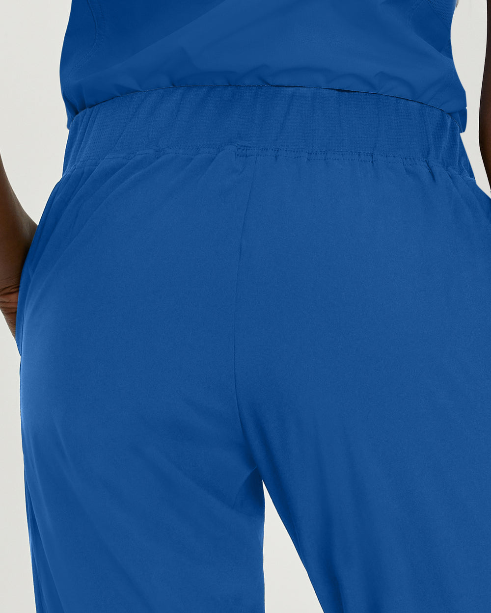 White Cross Fit Jogger Scrub Pants