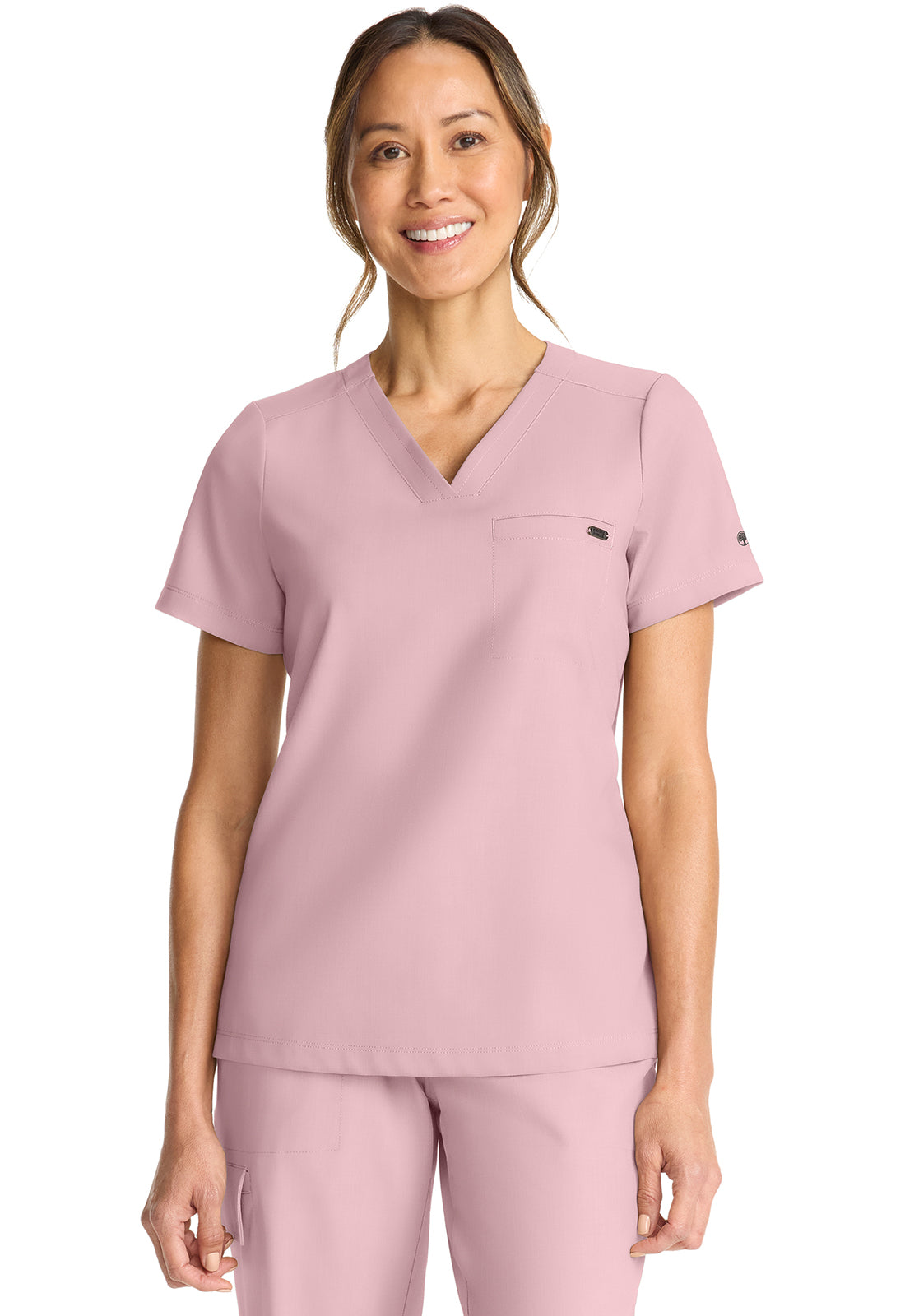Healing Hands Quest Billie 1-Pocket Tuck In V-Neck Scrub Top