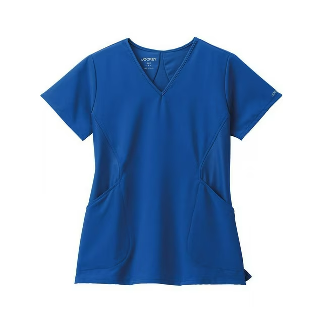 Blusa médica con cuello en V Jockey Performance Rx en oferta