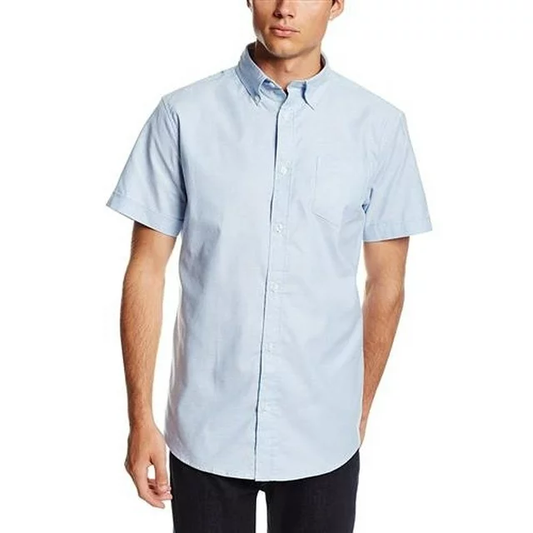 Lee Uniforms Mens Short Sleeve Oxford Slim Shirt