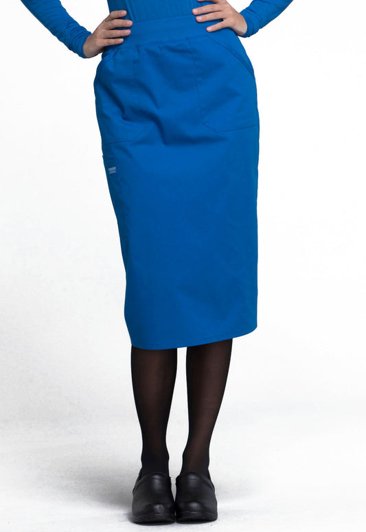 Cherokee Workwear Professionals Knit Waistband Scrub Skirt