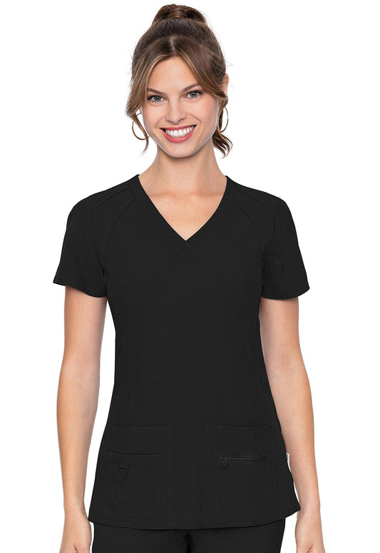 Clearance Med Couture Activate Refined Scrub Top