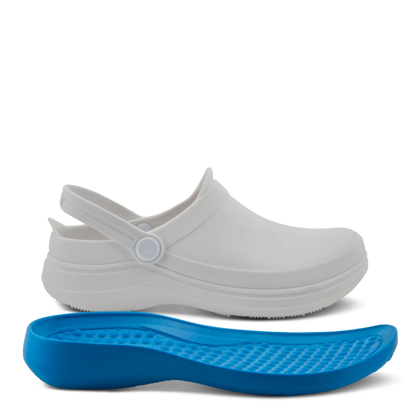 Spring Step Professional White Avery Clogs