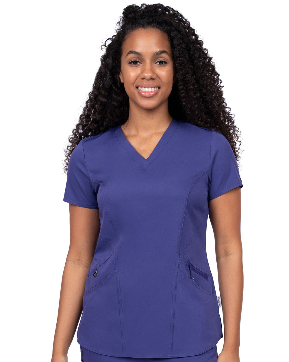 Ava Therese Back Knit Scrub Top