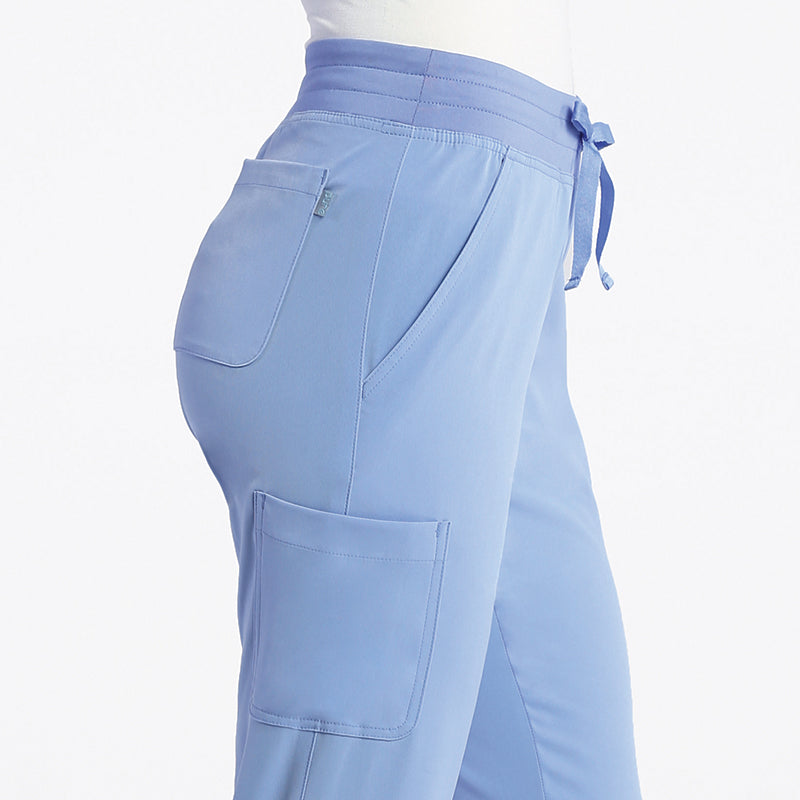 Clearance Maevn Pure Soft Adjustable Flare Yoga Scrub Pants