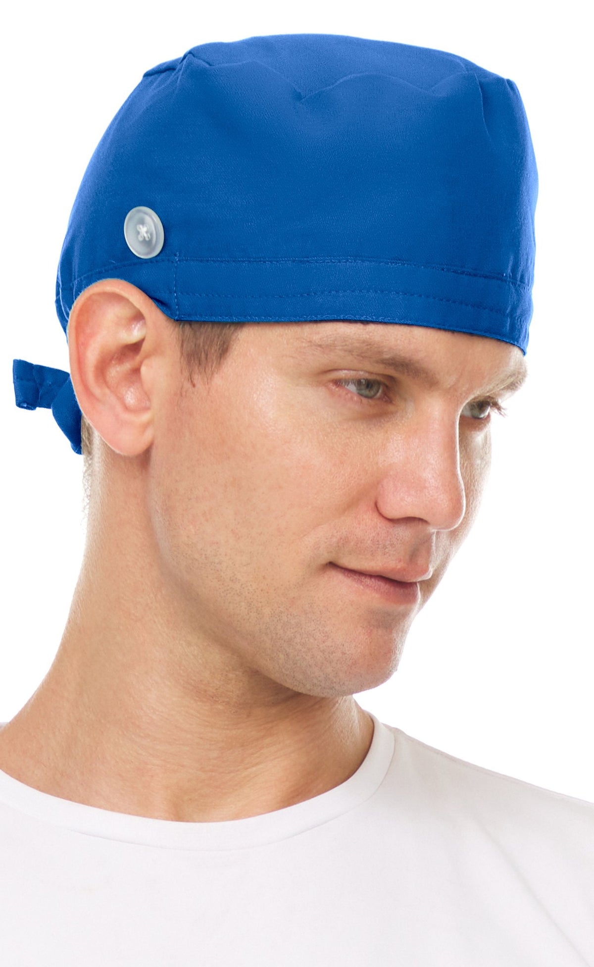 Medichic Unisex Addison Skull Scrub Cap with Buttons