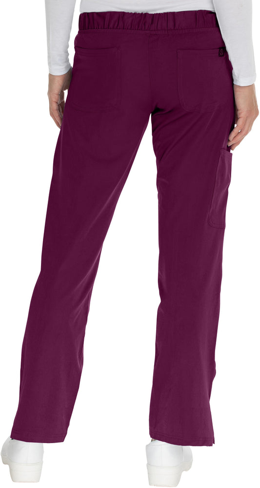 Medichic Caroline Flat Front Elastic Waist Scrub Pants