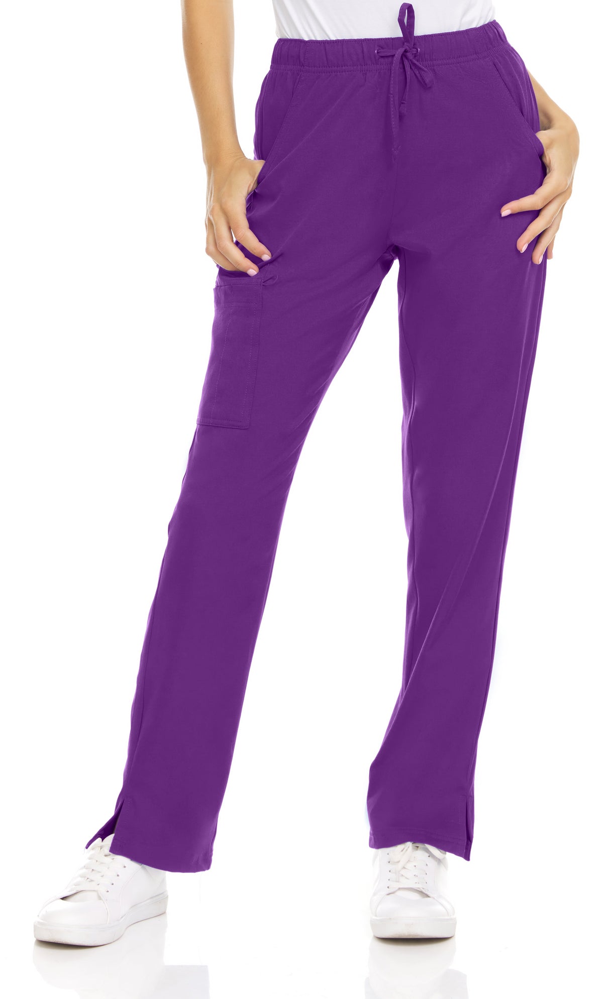 Medichic Tall Joelle Elastic Drawstring Cargo Scrub Pants