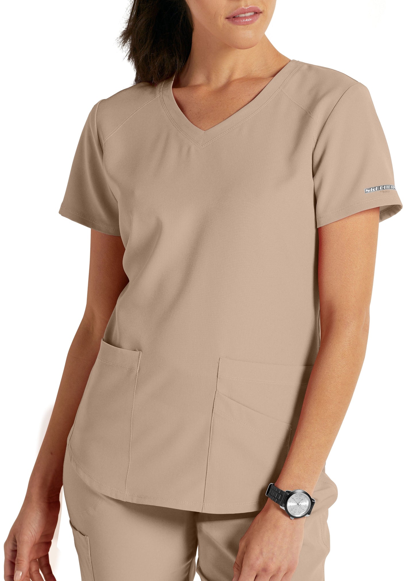 Haut de gommage col en V Skechers Vitality Breeze
