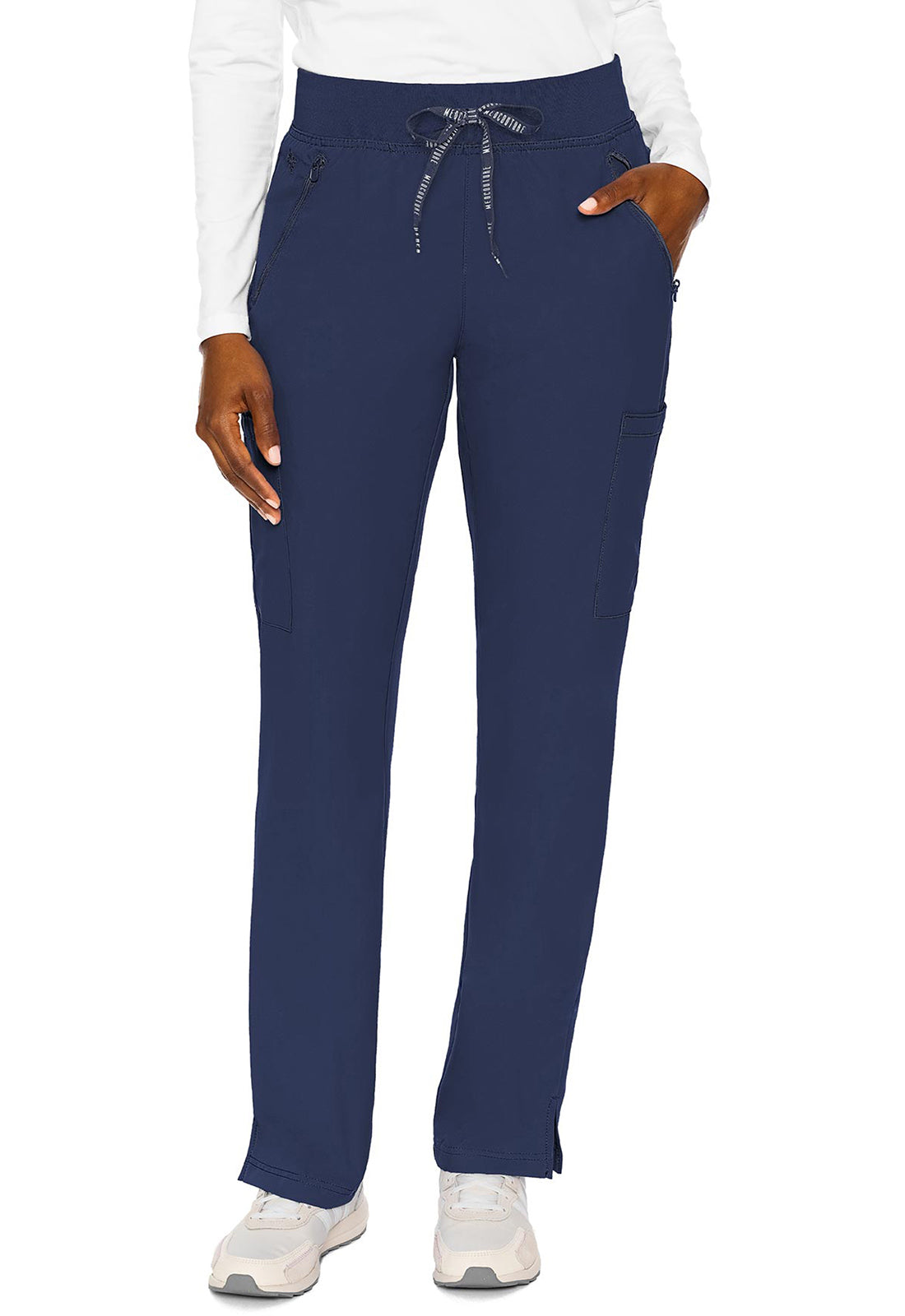 Pantalon d'hôpital à fermeture éclair Med Couture Insight Tall