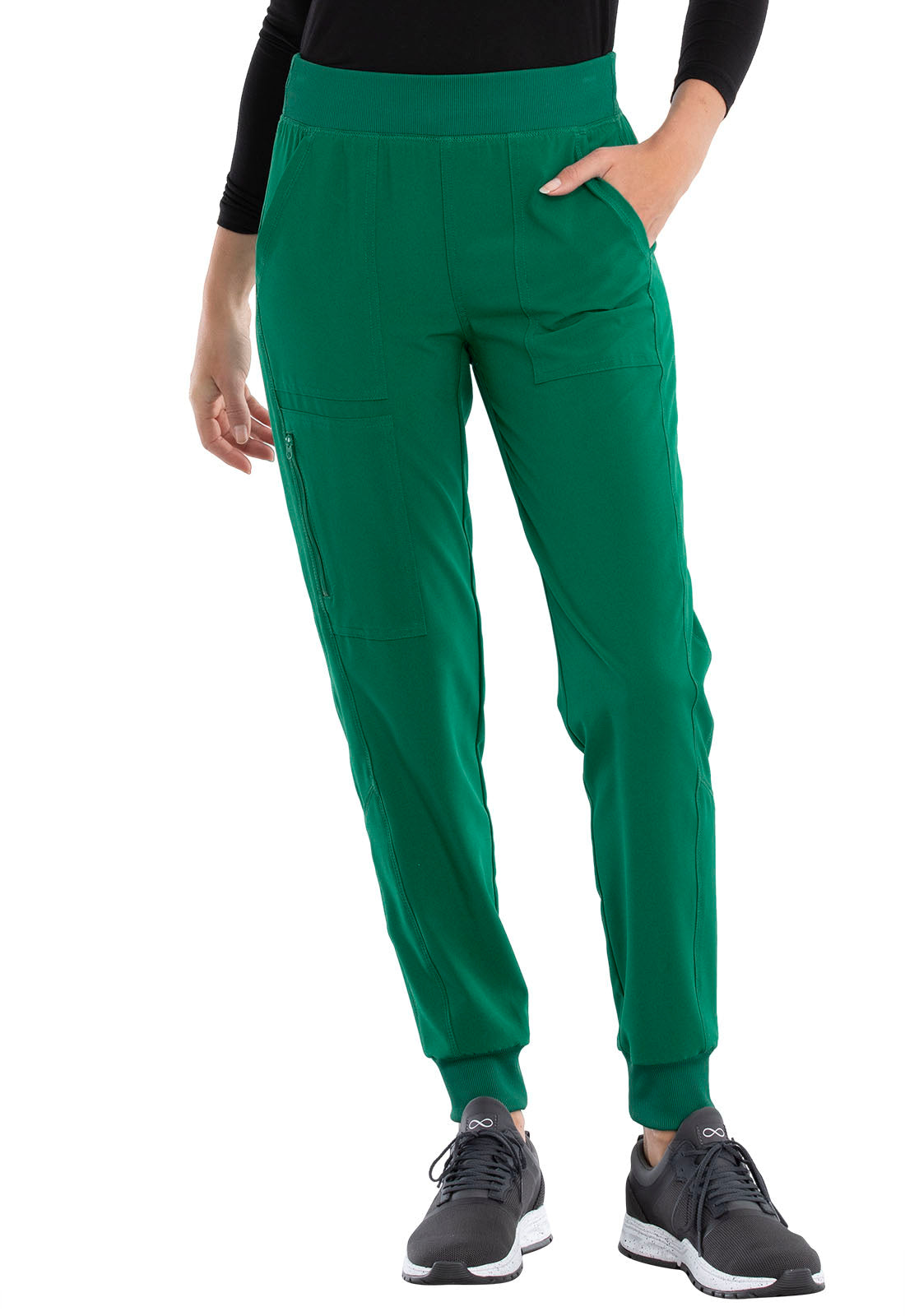 Pantalones de trabajo tipo jogger sin cierres Cherokee Allura Tall