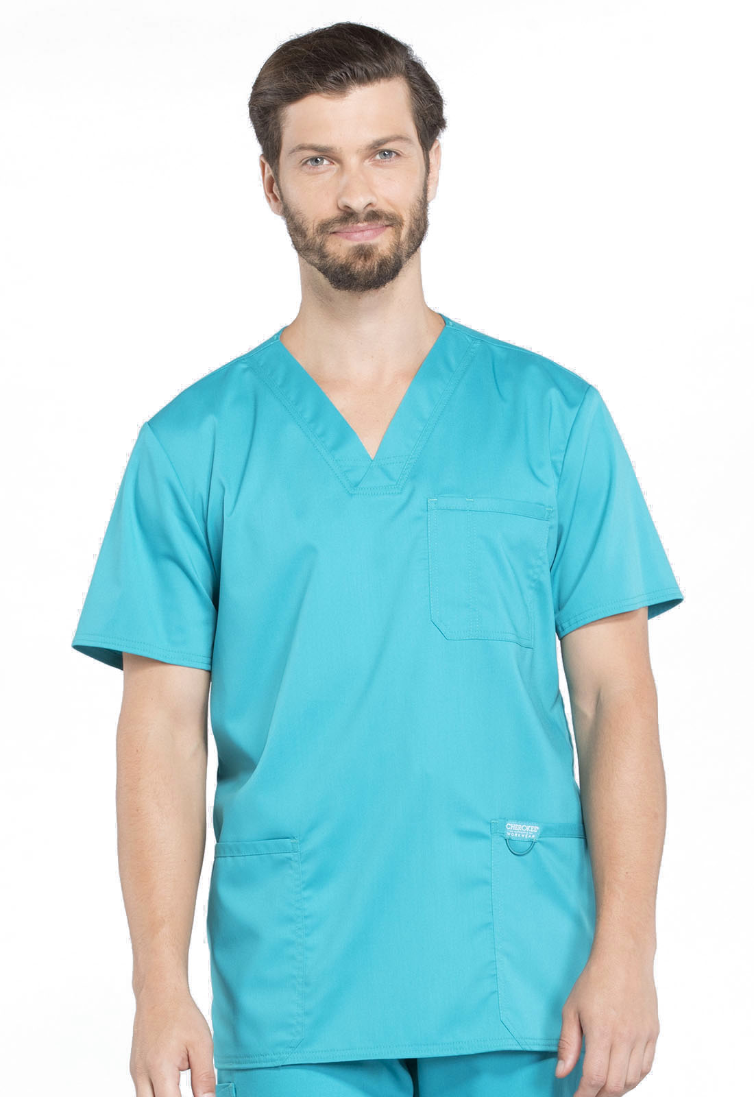 Haut d'hôpital à col en V pour homme Cherokee Workwear Revolution