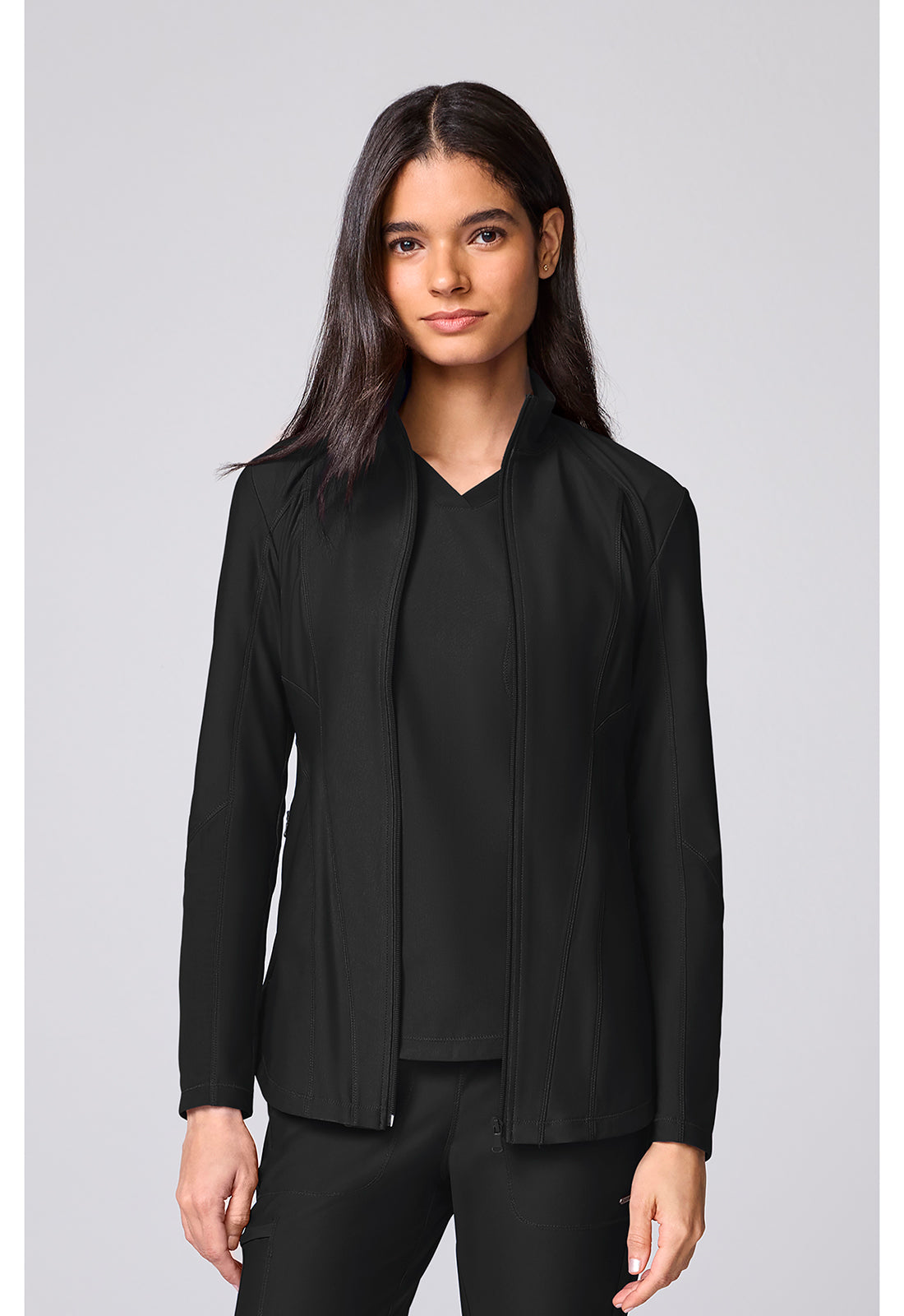 Chaqueta Cherokee sanitaria con cremallera completa
