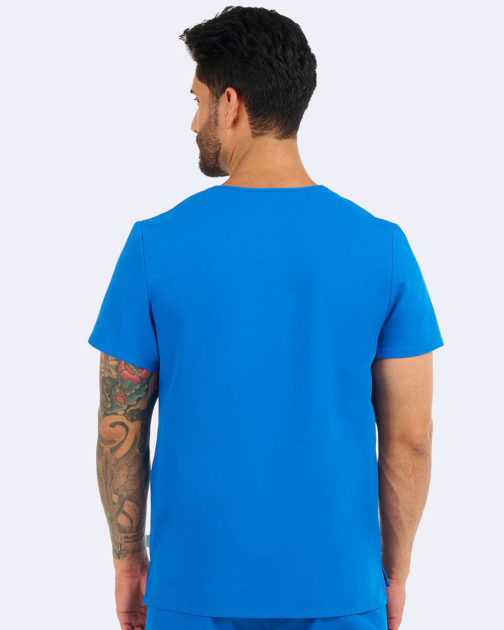 Zavate Studio Mens Power 3-Pocket Scrub Top