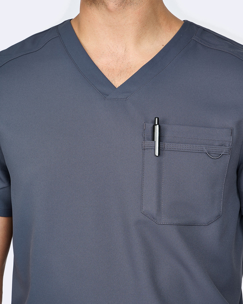 Zavate Studio Mens Trailblazer 1-Pocket Tuck In Scrub Top