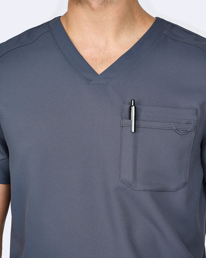 Zavate Studio Mens Trailblazer 1-Pocket Tuck In Scrub Top
