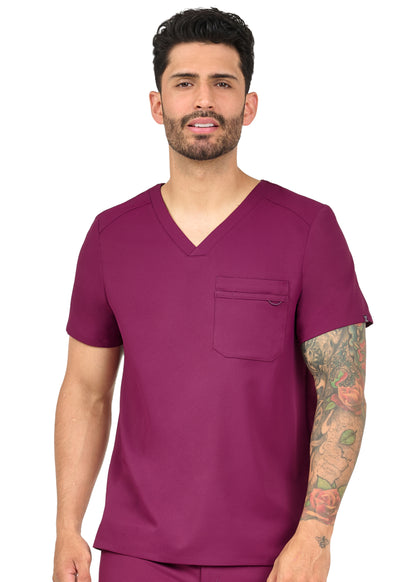 Zavate Studio Mens Trailblazer 1-Pocket Tuck In Scrub Top