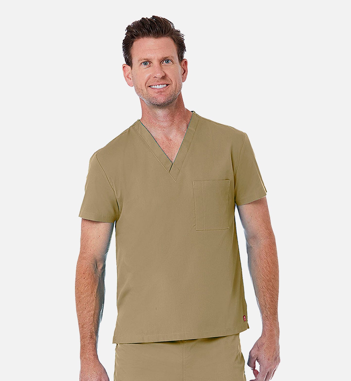 Maevn Red Panda Unisex V-Neck Scrub Top