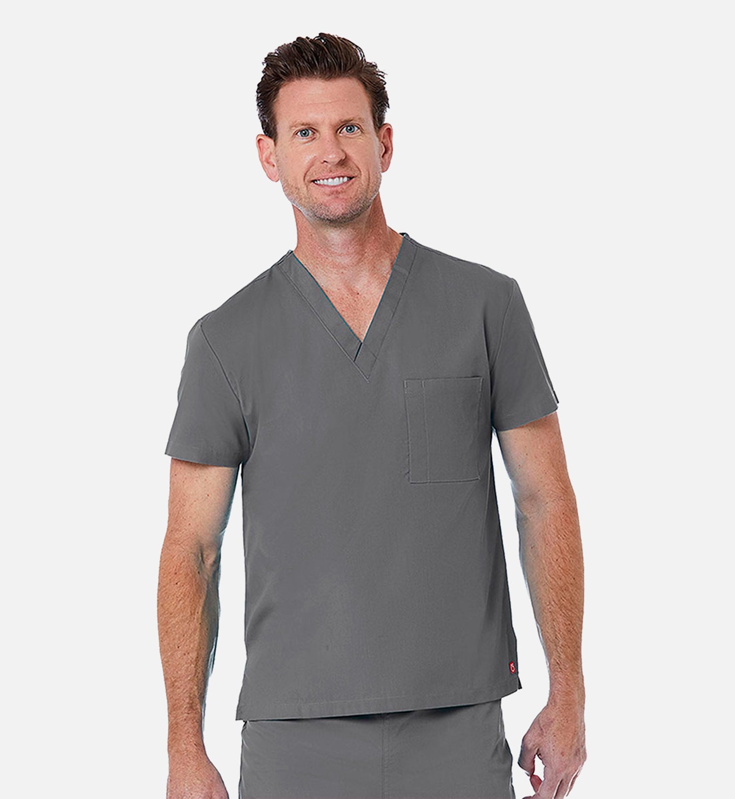 Maevn Red Panda Unisex V-Neck Scrub Top